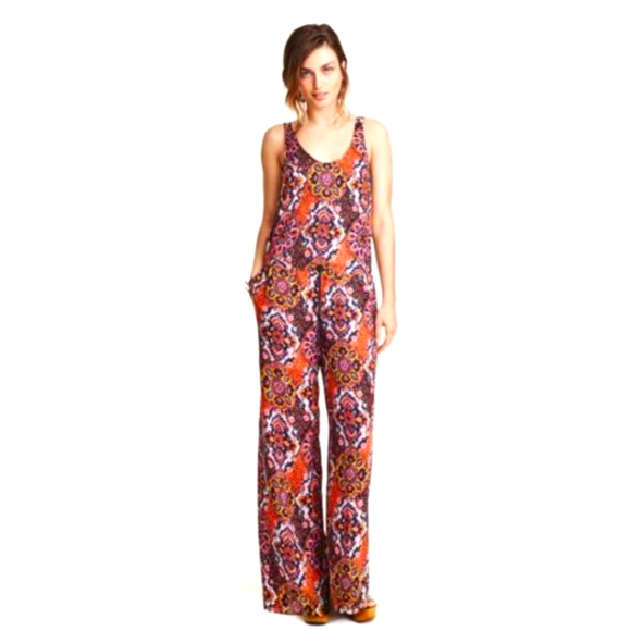 H&M Pants - Floral Jumpsuit
